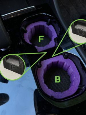 Volvo XC40/EX40/C40/EC40 - Cup Holder adapter
