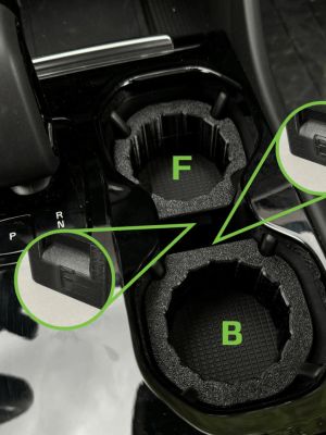 Volvo XC40/EX40/C40/EC40 - Cup Holder adapter